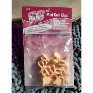 Susan Bates Mini Knit Clips 10/Pkg~NEW IN PACKAGE